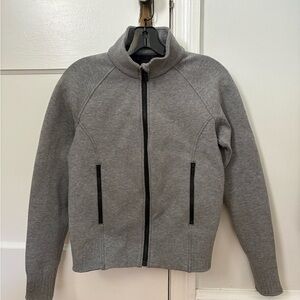 Lululemon Athletica Gray Zip Up Jacket with Structured Silhouette